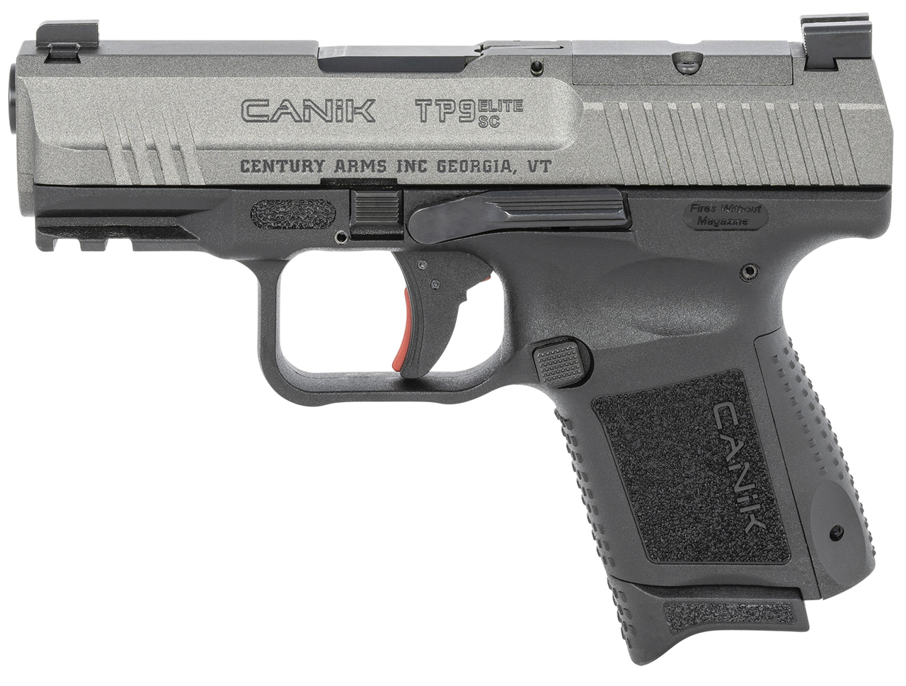 Canik TP9 Elite SC 9mm, 3.6″ Barrel, Contrast Sights, Tungsten Slide, 12rd