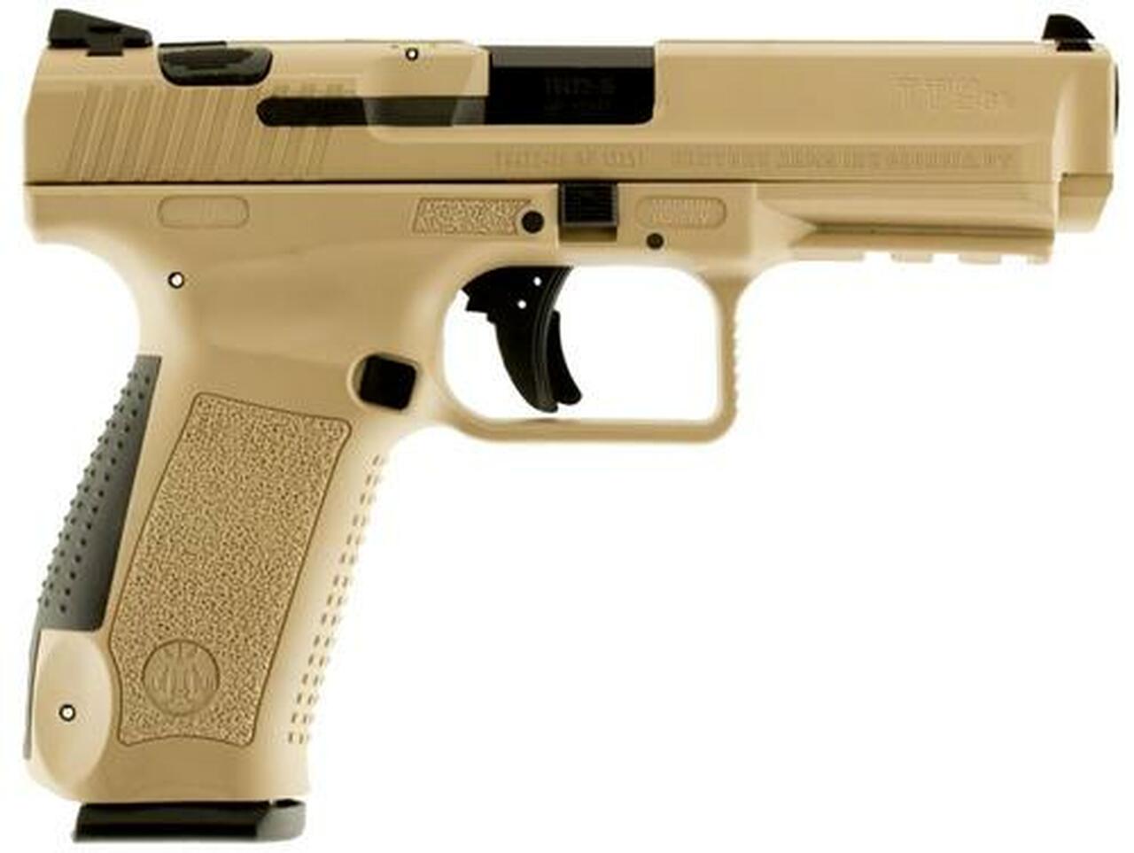 Canik TP9SA 9mm, 4.47″, 10rd, Desert Tan Cerakote