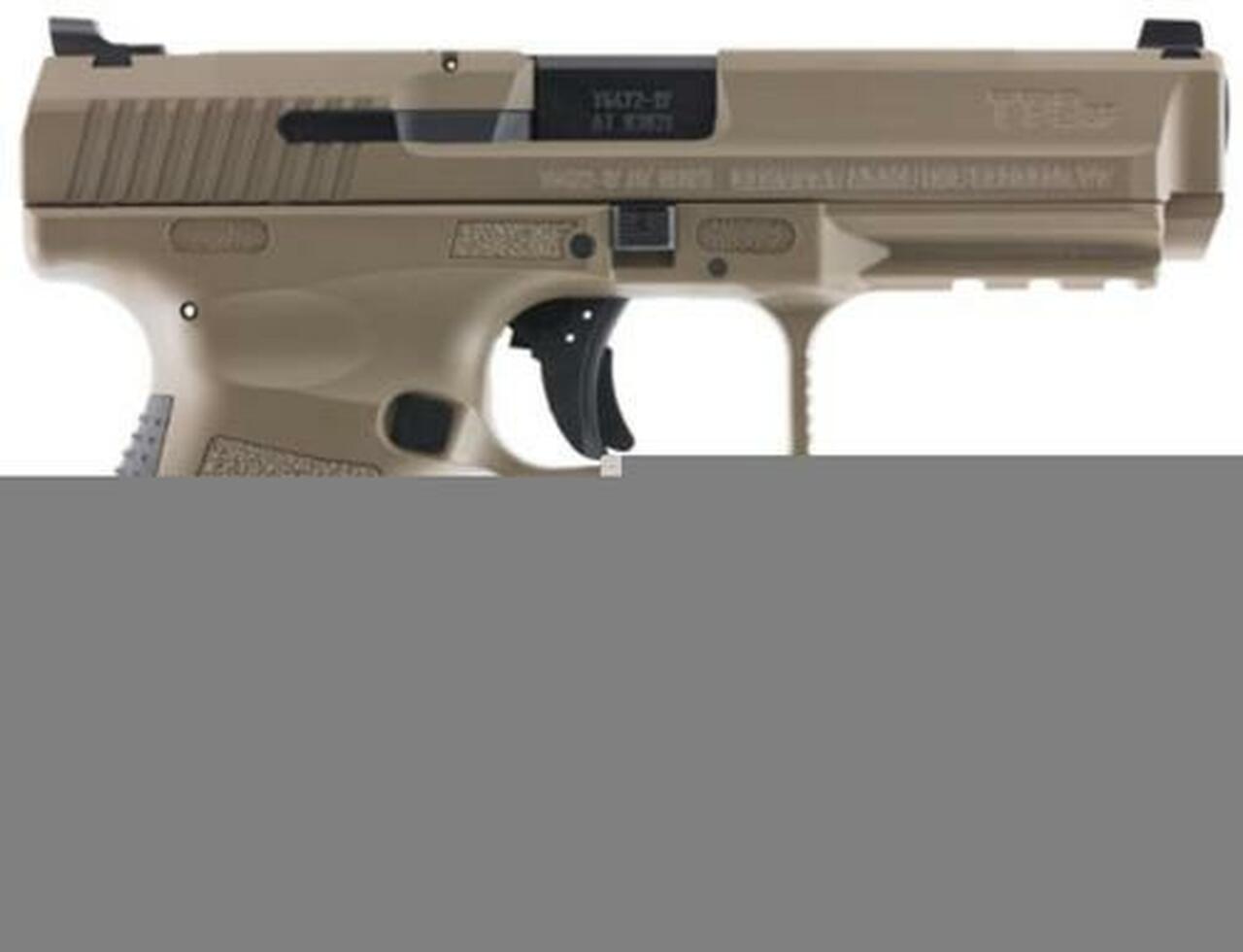 Canik TP9SF 9mm, 4.46″, 10rd, Desert Tan Cerakote