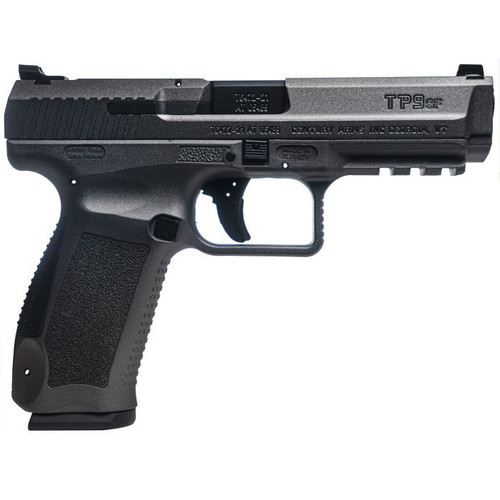 Canik TP9SF 9mm, 4.46″ Barrel, Black Cerakote, Optic Ready, 10rd
