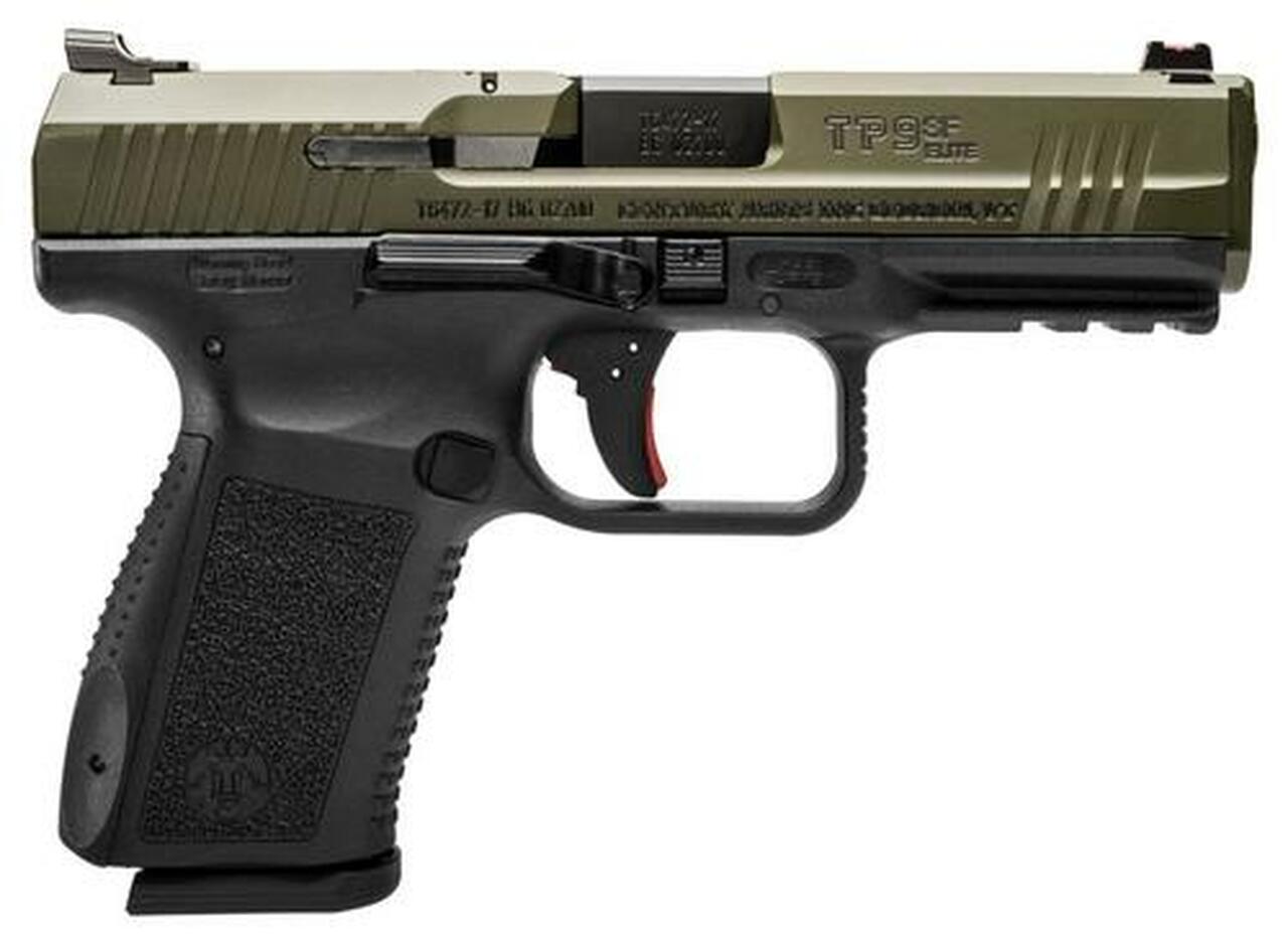 Canik TP9SF Elite, 9mm, 4.2″, 15rd, OD Green