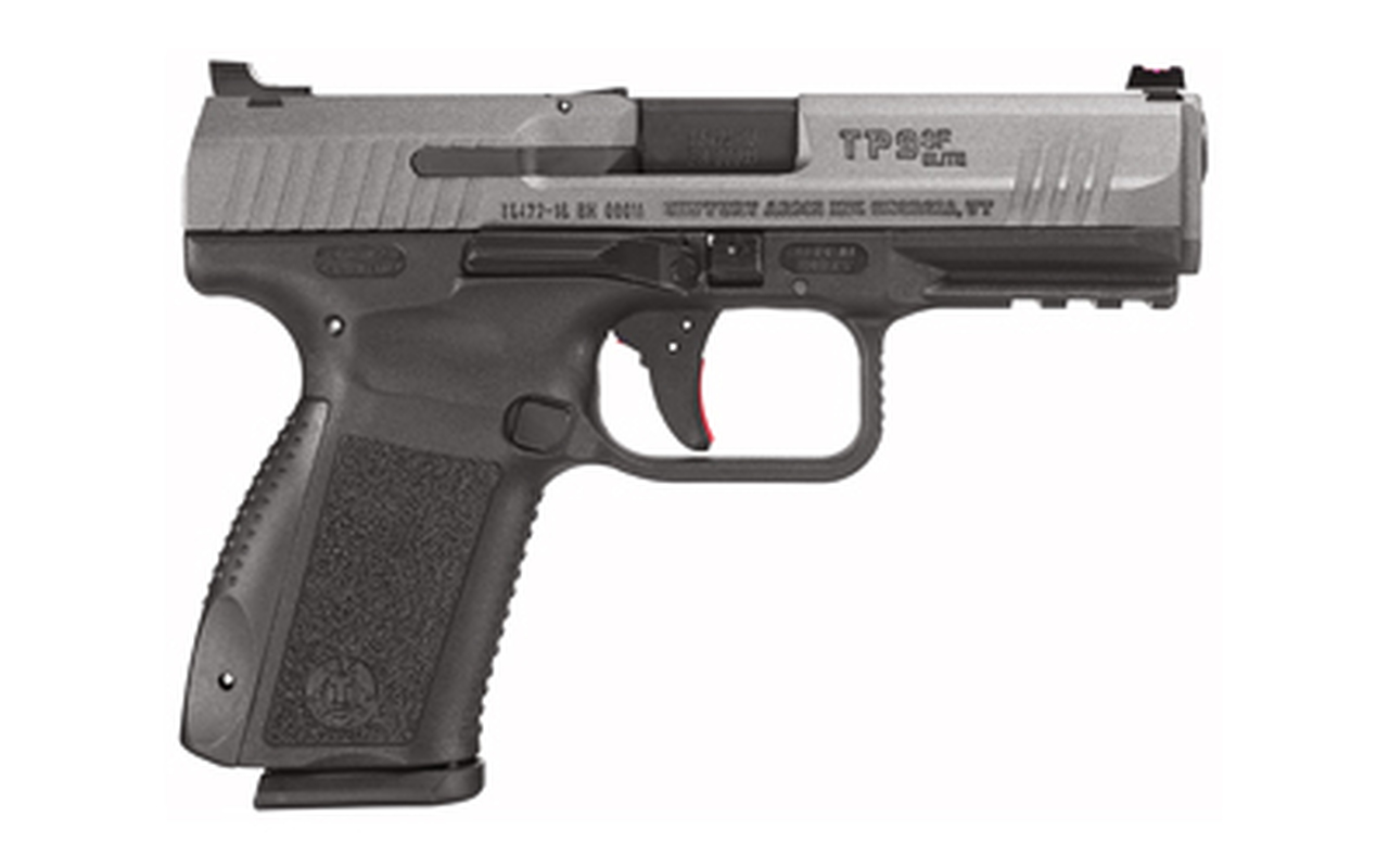 Canik TP9SF Elite 9mm, 4″ MG Barrel, Warren Tactical Sights, Tungsten, 10rd