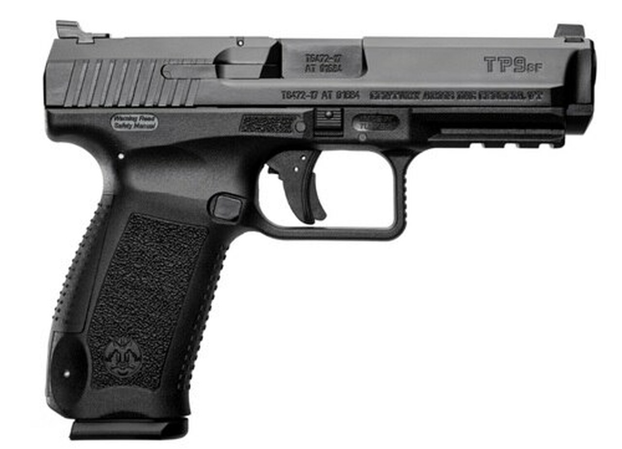 CANIK, TP9SF One Series, Striker Fired, 9mm, 4.46″ Barrel, Polymer Frame, Black, Warren Tactical, 1 Magazine, 18Rd