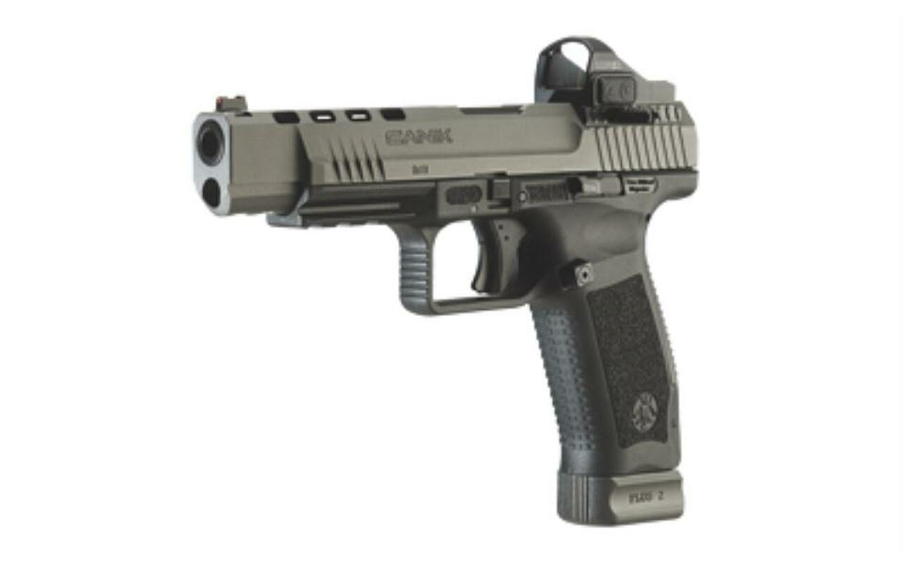 Canik TP9SFx 9mm, 5.2″ Match Grade Barrel, Vortex Viper RDS, Tungsten Gray, 2x 20rd