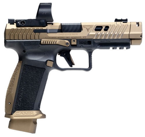 CANIK TTI Combat 9mm, 4.6″ Barrel, MeCanik MO3 Optic Included, 18rd