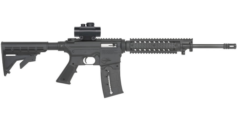 CBC 715T Tactical 22LR Semi-Automatic Flat Top Rifle with Red Dot