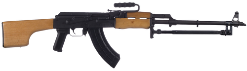 Century AES-10B RPK 7.62x39mm, 21.5″ Barrel, Black Rec, Wood Furniture, Bipod, 30rd