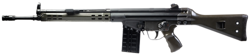 Century CA-3 7.62x51mm, 18″ Threaded Barrel, Black, Olive Drab Green Furniture, 20rd