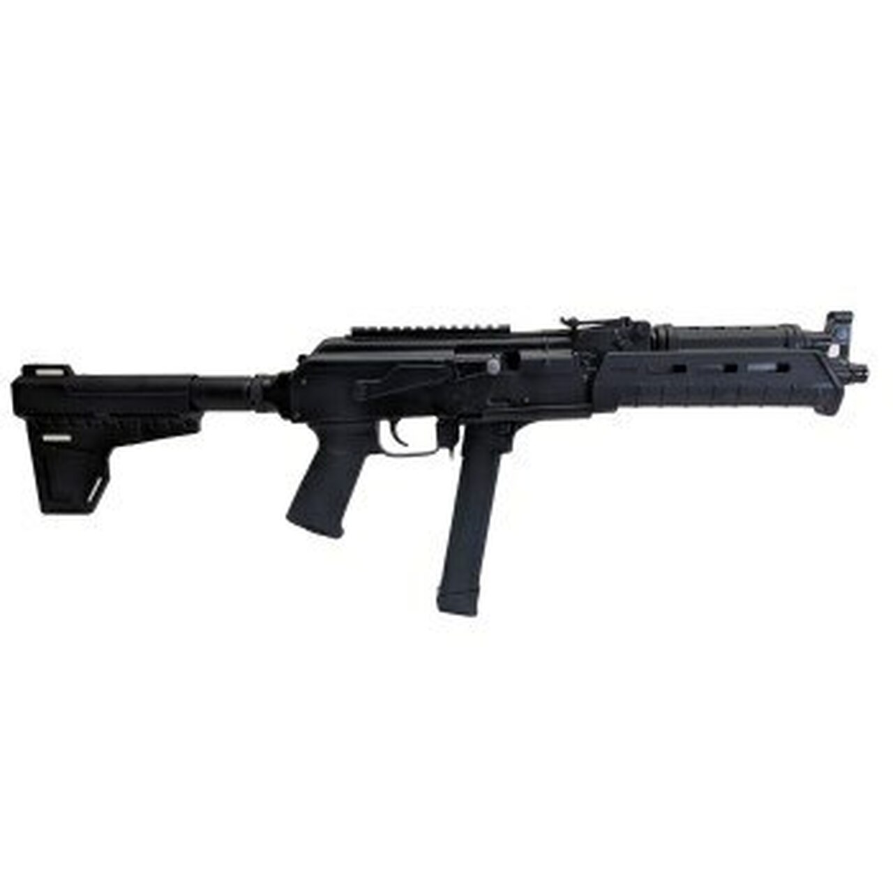 Century Draco NAK 9X AK Pistol 9mm, 11″ Barrel, Shockwave Blade Brace, Magpul MOE Forend, 33rd Mag
