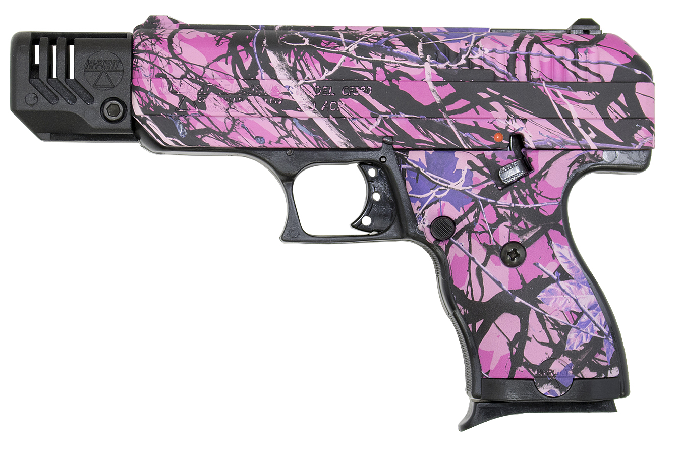 CF380 380 ACP Compensated Pistol with Country Girl Camo Finish