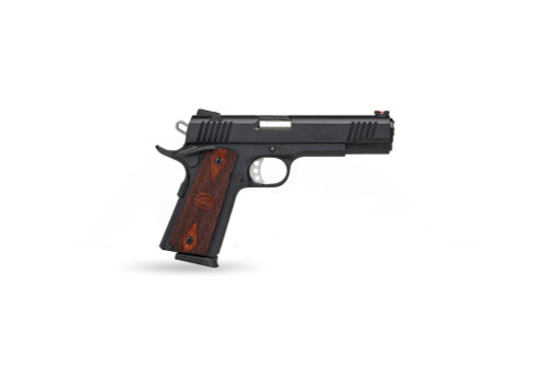 Charles Daly 1911 45 ACP, 5″ Barrel, Black, Walnut Grips, 8rd