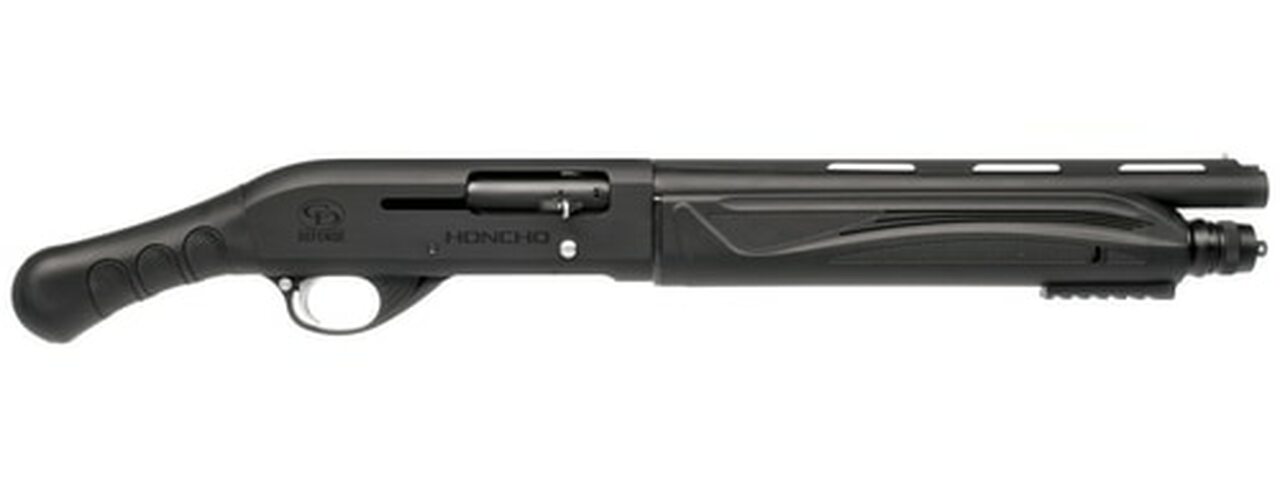 Charles Daly, Honcho Tactical 12 Ga 3″, 14″ Barrel, Black, Bird”s Head Grip, Cylinder, 3″, 5Rd