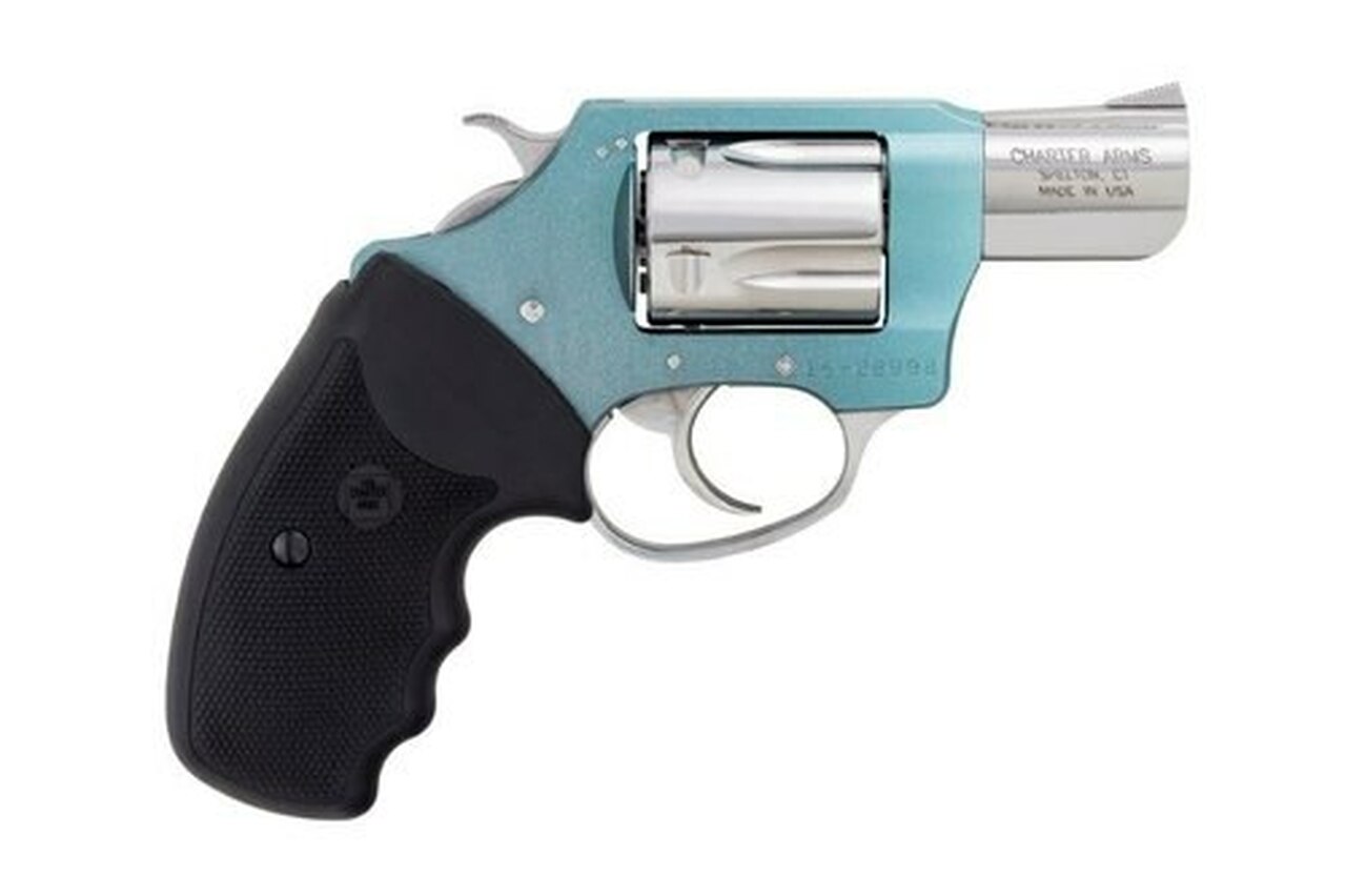 Charter Arms Blue Diamond Undercover Lite, .38 Special, 2″, Tiffany Blue/Hi-Polish