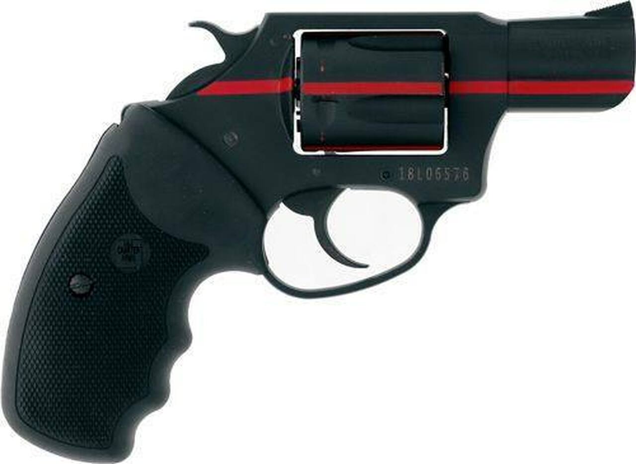 Charter Arms First Responder 911 Red, .38 Special, 2″ Barrel, 5rd, Black/Red Stripe