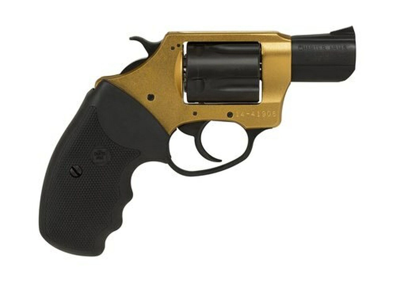 Charter Arms Goldfinger Undercover Lite, .38 Special +P, 2″, 5rd, Gold-Tone/Black