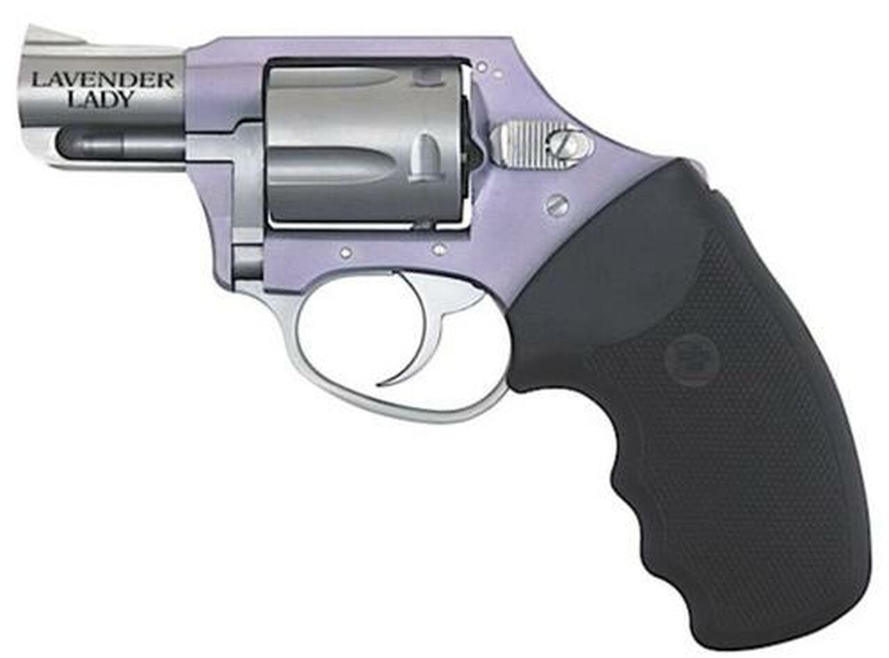 Charter Arms Lavender Lady Undercover Lite, .38 Special, 2″ Barrel, 5rd, DAO, Stainless/Lavender