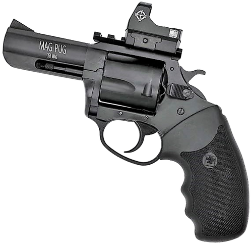 Charter Arms Mag Pug 357 Mag, 3″ Barrel, Black, Includes Micro Optic, 5rd