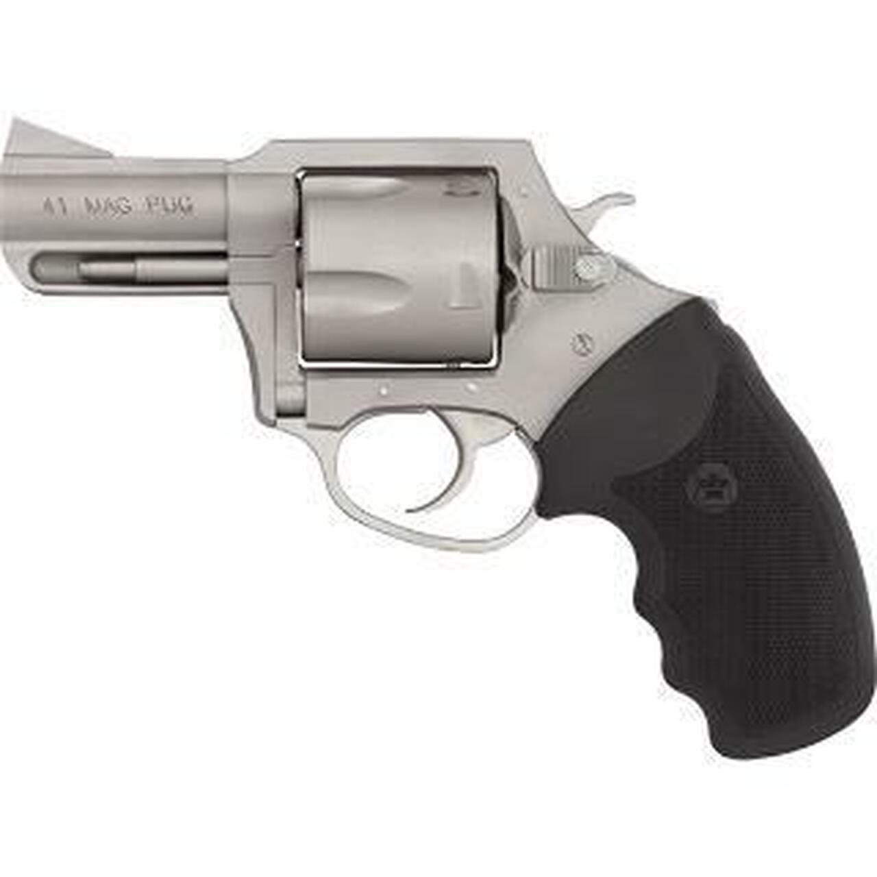 Charter Arms Mag Pug, .41 Rem Mag, 2.5″ Barrel, Matte Stainless Steel