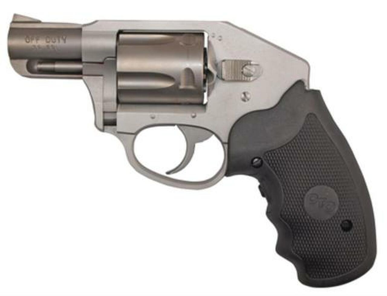 Charter Arms Off Duty Compact 38 Special +P 2″ Barrel Stainless Steel Finish Aluminum Frame Crimson Trace Lasergrips 5 Rnd