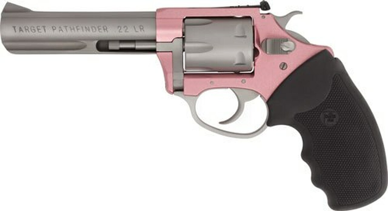 Charter Arms Pathfinder Lite Pink Lady, .22 LR, 4.2″ Barrel, 6rd, Stainless