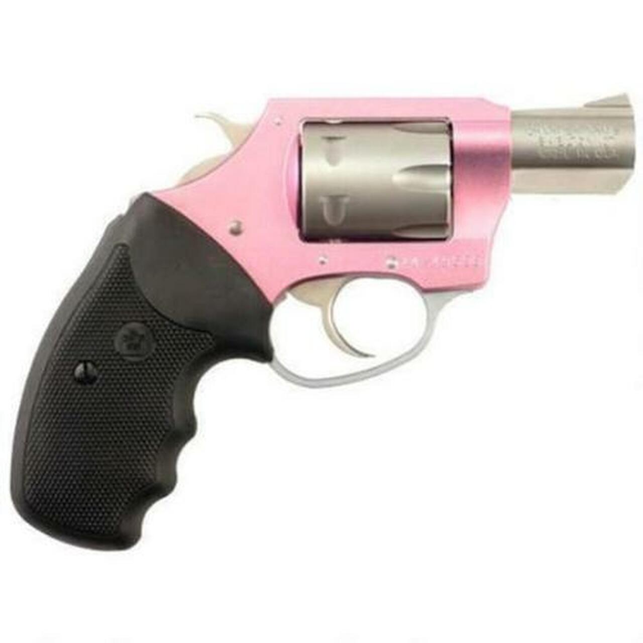 Charter Arms Pathfinder Pink Lady, 22LR, 2″, 6rd, Pink/Stainless Steel