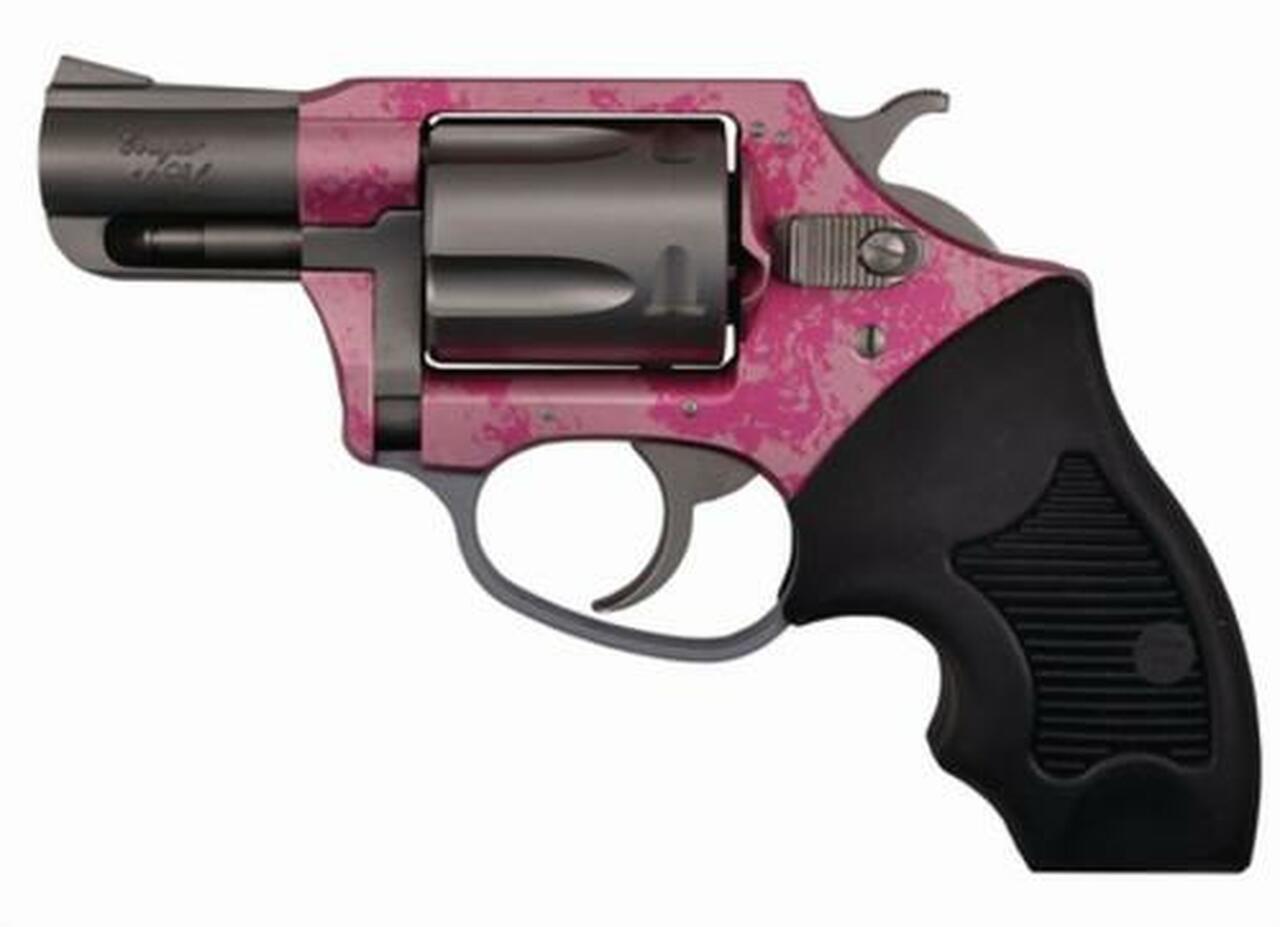 Charter Arms Pink Cougar .38 Special +P 2″ SS Barrel Pink Frame Compact Grip 5 Round
