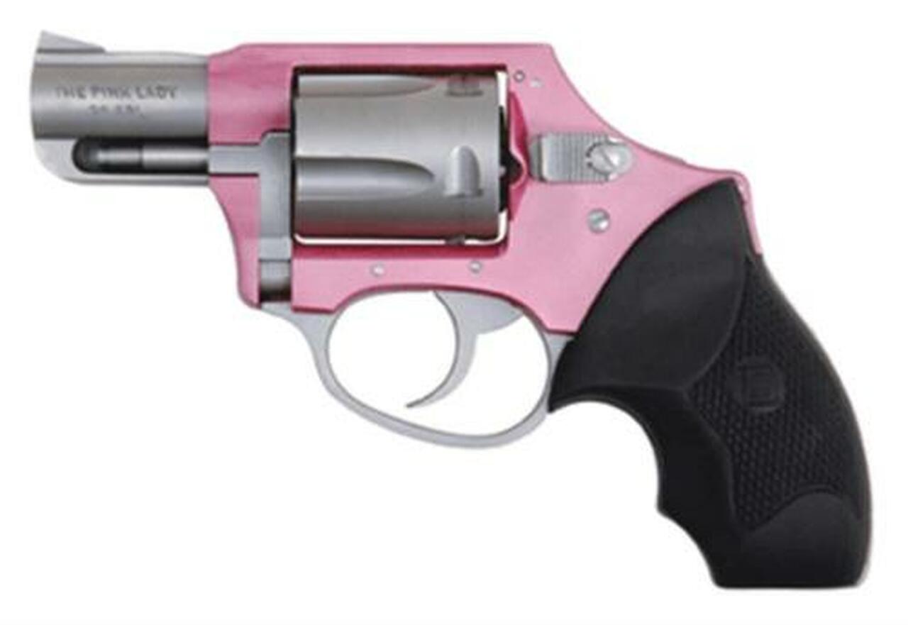 Charter Arms Pink Lady Undercover, .38 Special +P, 2″ Barrel, 5rd, DAO, Pink/Stainless