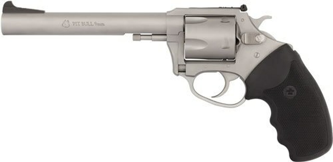 Charter Arms Pit Bull, 9mm, 6″ Barrel, 5rd, Stainless