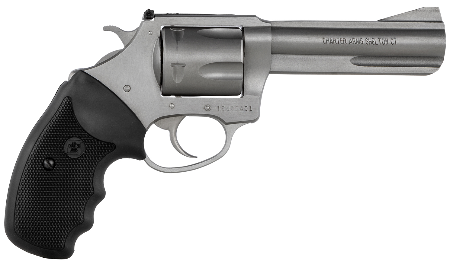 Charter Arms Pitbull .40 S&W 4.2″ 5rd Stainless Revolver