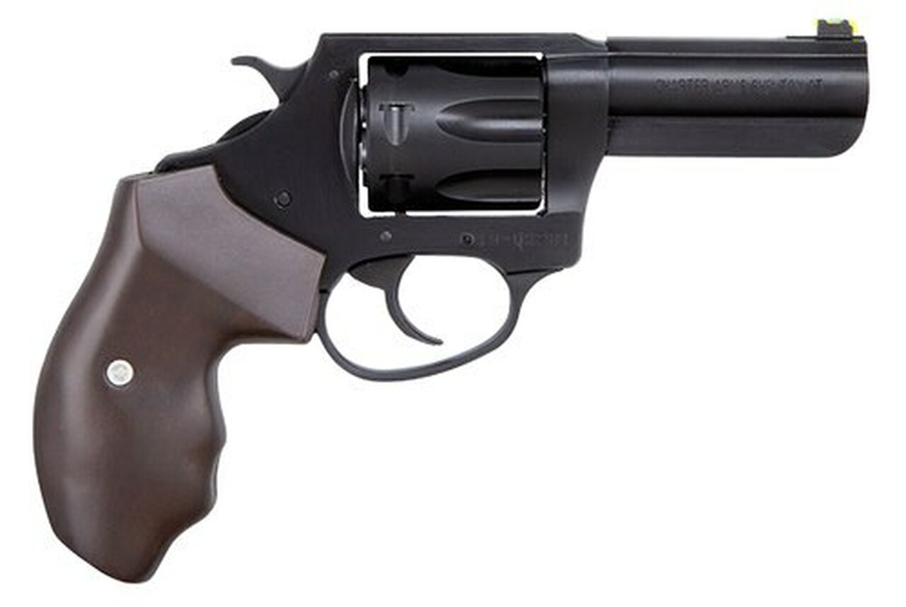 Charter Arms Professional 32 H&R, 3″ Barrel, Steel Frame, Blacknitride+ Finish, Walnut Wood Grips, LitePipe Fiber Optic Front Sight, 7rd