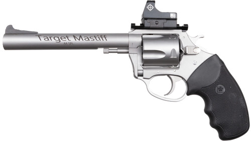 Charter Target Mastiff 44 Special, 6″ Barrel, Black Grips, Includes Sightmark Micro Optic, 5rd