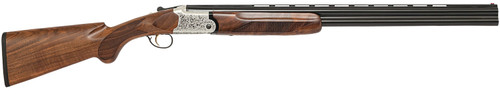Chiappa 202AE 12 Ga, 3″ Chamber 28″ Barrel, Nickel Engraved Rec, Walnut Furniture, 2rd