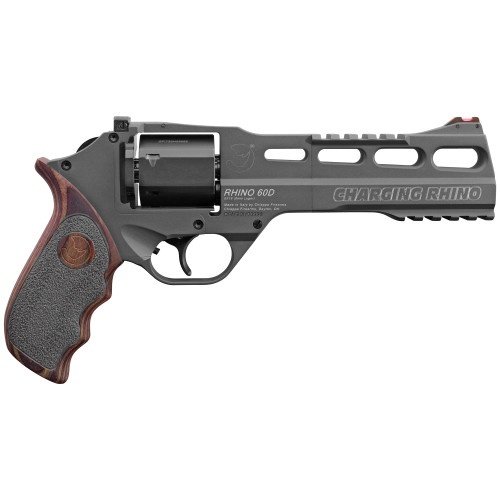 Chiappa Charging Rhino Gen 2 9mm, 6″ Barrel, Black Cerakote, Laminate Grip, 6rd