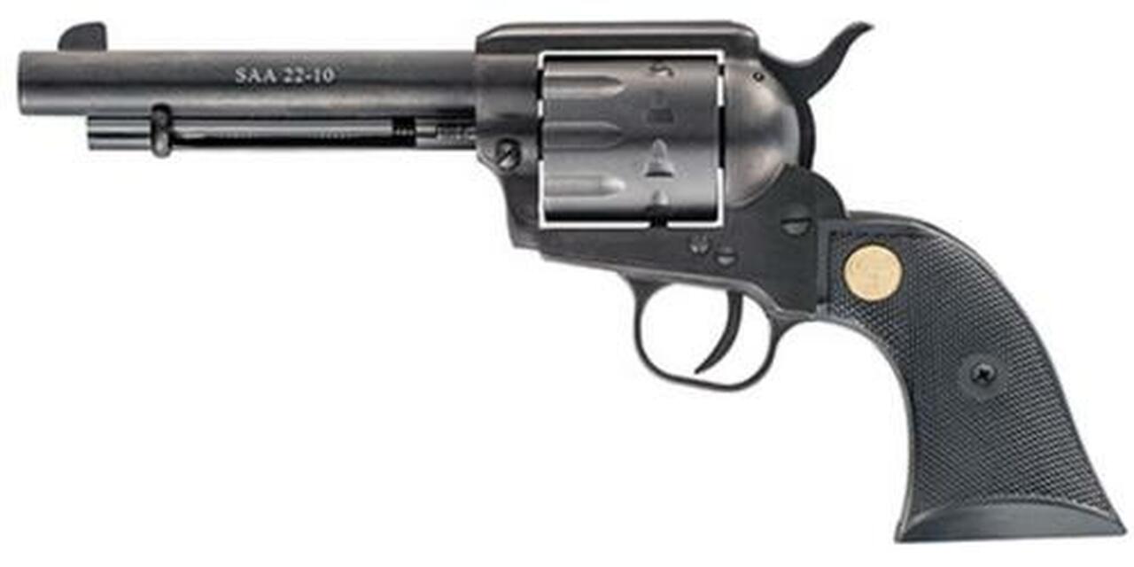 Chiappa Firearms 1873 SAA, 22LR, 5.5″, 10rd, Black Synthetic Grip