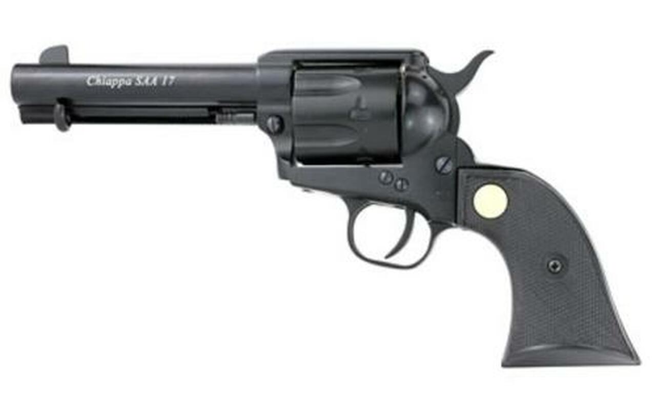 Chiappa Firearms 1873 Single Action Revolver, .17 HMR, 4.75″ Barrel, 6rd, Black