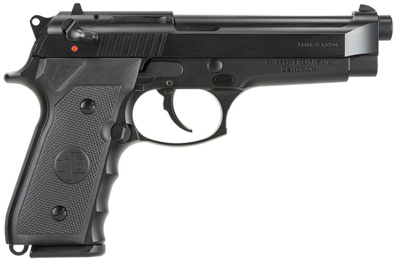 Chiappa Firearms M9 Tactical 40S&W 5″ Barrel, Adjustable Sights Poly Grips Black, 10rd