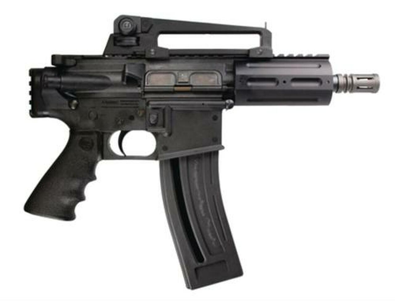 Chiappa M4-22 Pistol 22LR 6″ Barrel Two Magazines 28 Rounds, Red Dot Scope