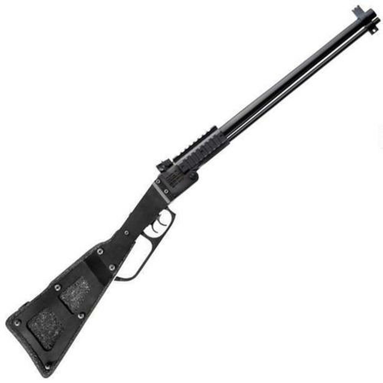 Chiappa M6 Folding Survival Rifle, .22 Mag/12 Ga, 3″, Black