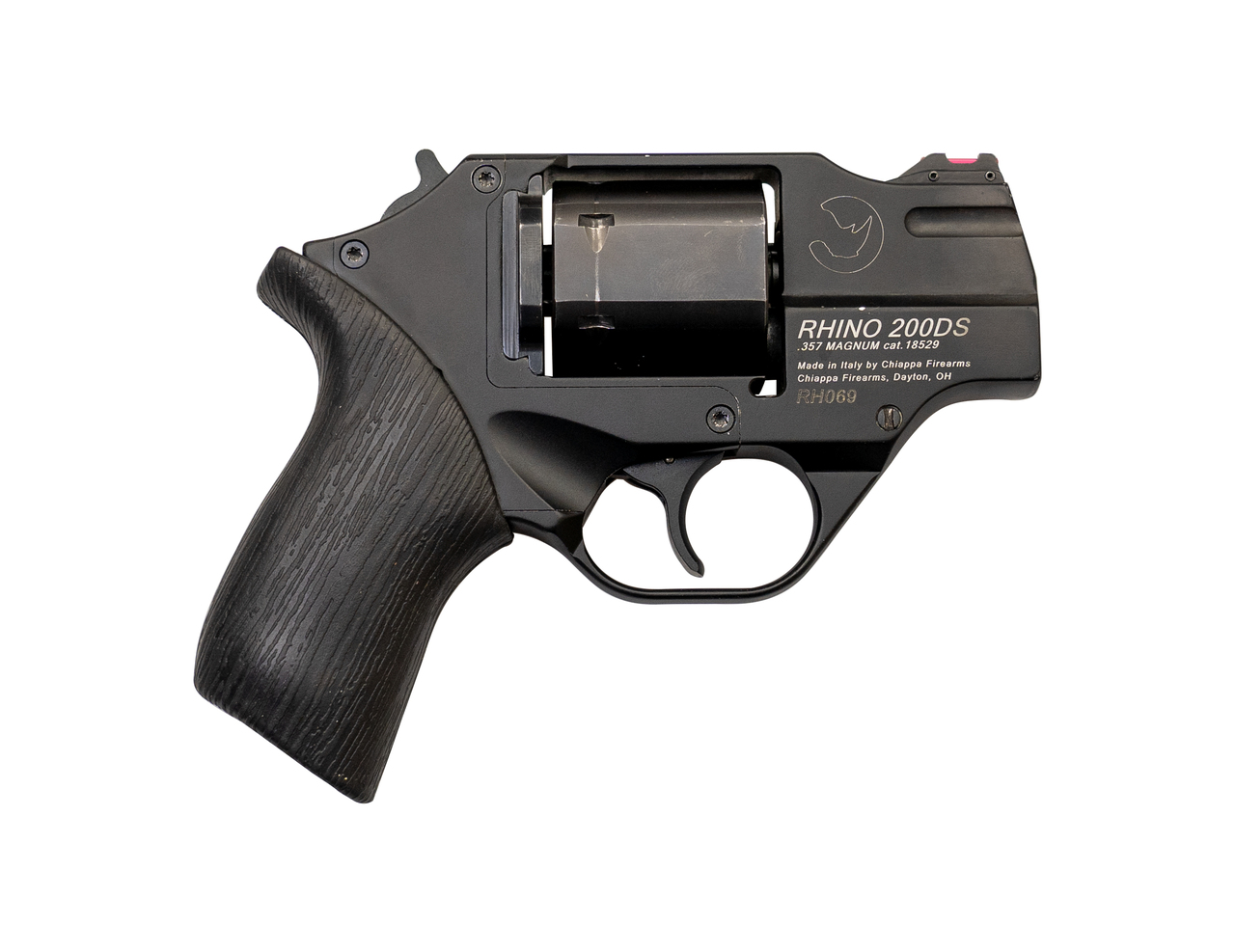 Chiappa Rhino 200DS Used .357 Mag, 2″ Barrel, FO Sights, Black, 6rd