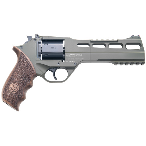 Chiappa Rhino 60DS 357 Magnum, 6″ Barrel, Olive Drab Green, 6rd