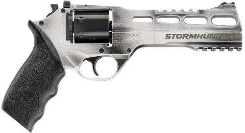 Chiappa Rhino 60DS 9mm, 6″ Barrel, Stormhunter White, Walnut Grip, 6rd