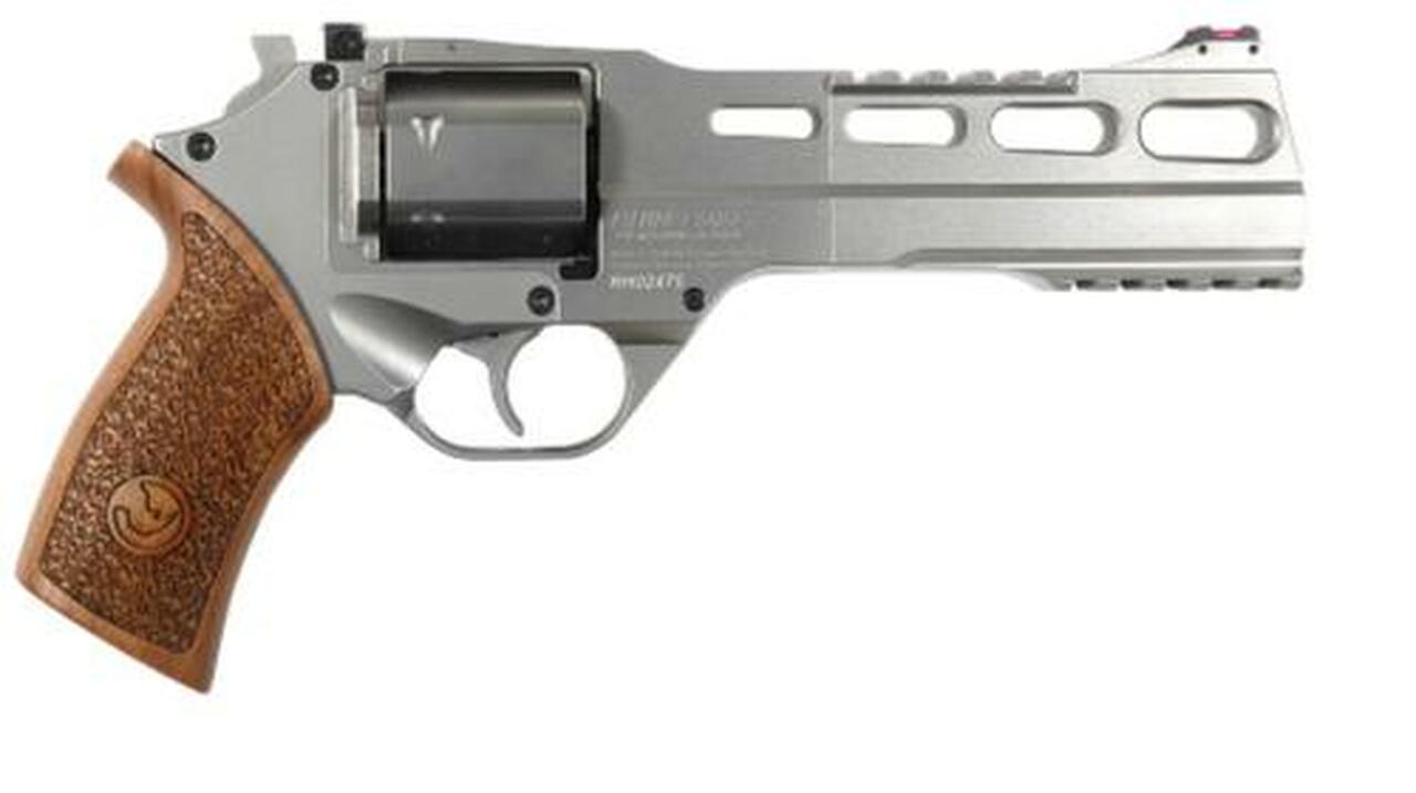 Chiappa Rhino 60DS SAR, .357 Magnum, 6″, 6rd, Walnut Grips, Stainless Steel