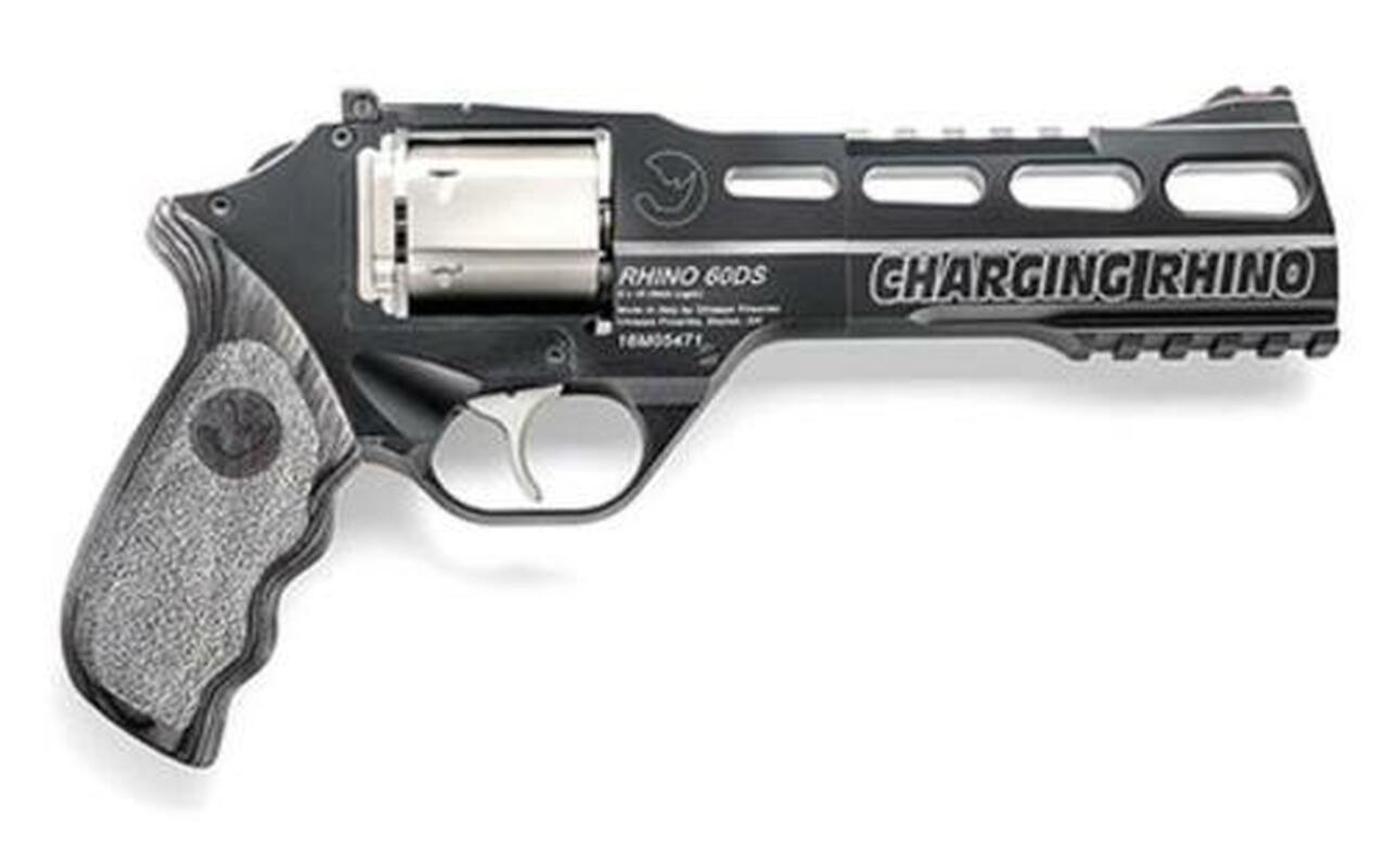 Chiappa Rhino 60DS SAR 9mm, 6″ Barrel, 6rd, Black