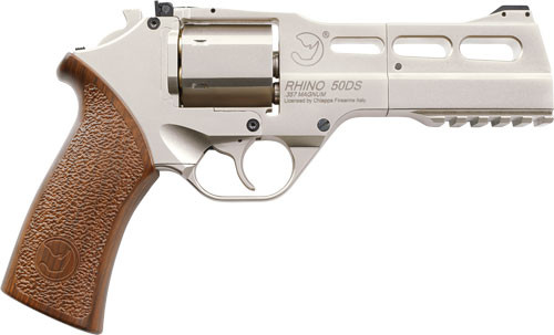 Chiappa Rhino CO2 Revolver 4.5 BB, Nickel, Synthetic Grip, 6rd