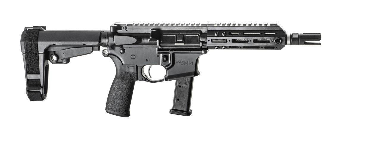 Christensen Arms CA9MM 9mm, 7.5″ Barrel, SBA3, M-LOK, Black, 30rd