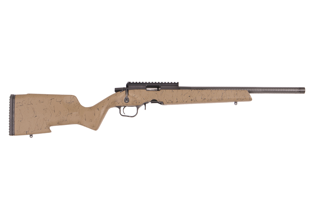 Christensen Arms Ranger .22 LR, 18″ Barrel, 10/22 Mags, Tan