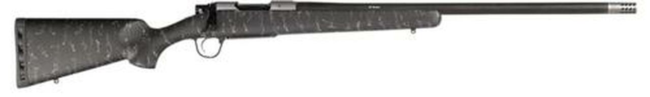 Christensen Arms Ridgeline 7mm Rem Mag, 26″ SS CF Wrapped Barrel, CF Composite Sporter Stock, Black/Grey Webbing, 3rd