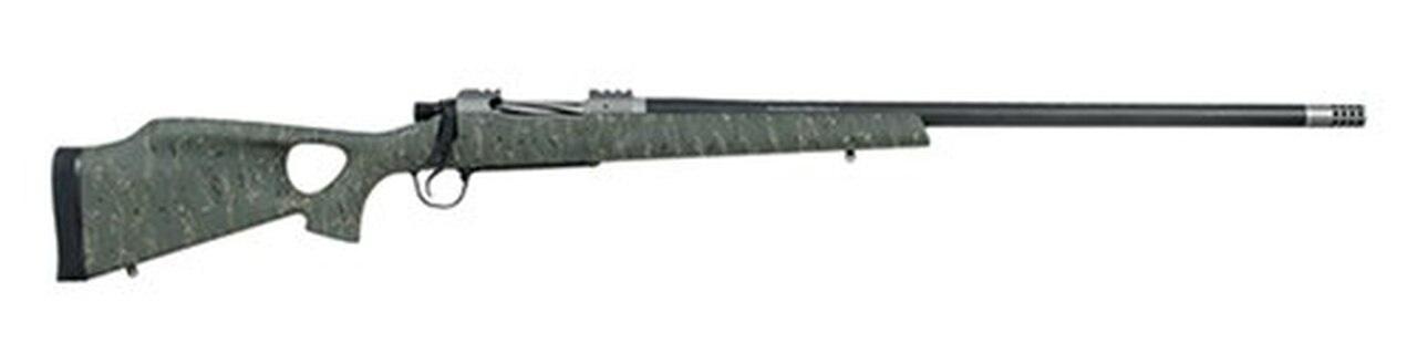 Christensen Arms Summit Ti-TH .28 Nosler, 26″ Barrel, Aerograde Thumbhole, Black & Tan, 4rd