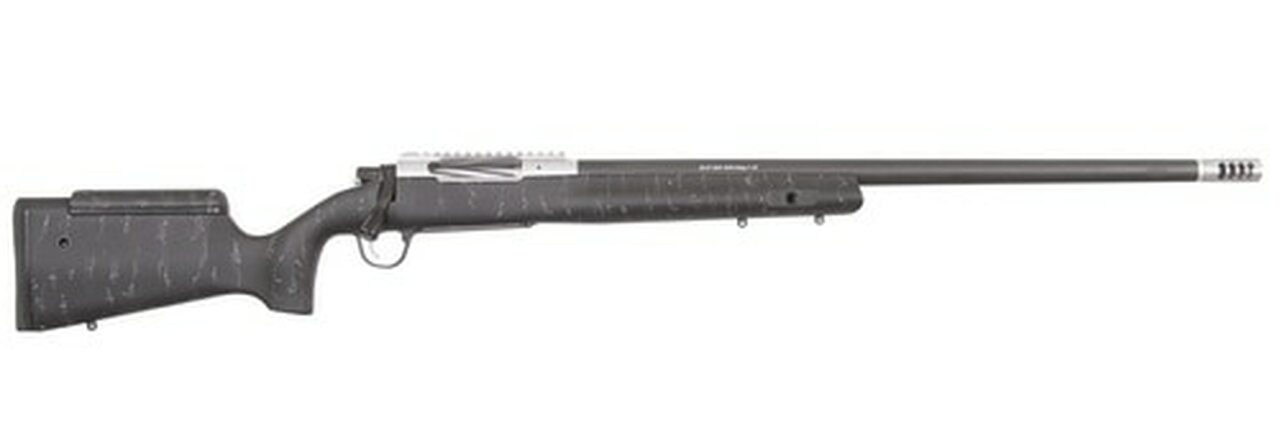 Christensen ELR, 7mm Mag, 26″ Barrel, 3rd, Gray Webbing, Stainless