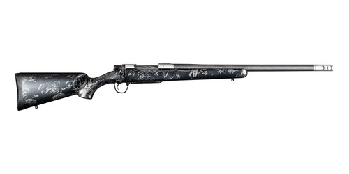Christensen Ridgeline FFT 7mm PRC, 22″ Threaded Barrel, Black, Gray Webbing, 3rd